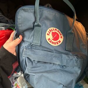 Fjallraven Blue Backpack